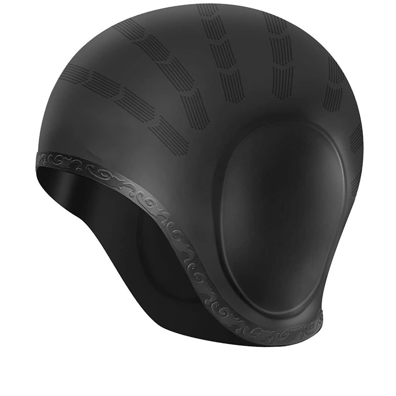 Swim Hat Silicone - 大人水泳キャップ男性女性シリコーンプールキャップ耳保護入浴帽子ロングショートダイビングピュアカラー防水帽子