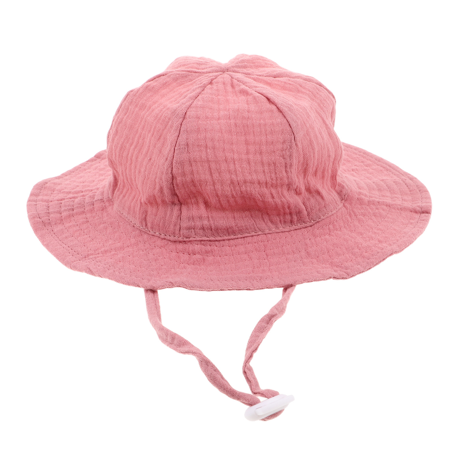 Bucket Hat Cotton - 幼児用日よけ帽子 コットンバケットスタイル 通気性 軽量 広いつば 調節可能なフィット感