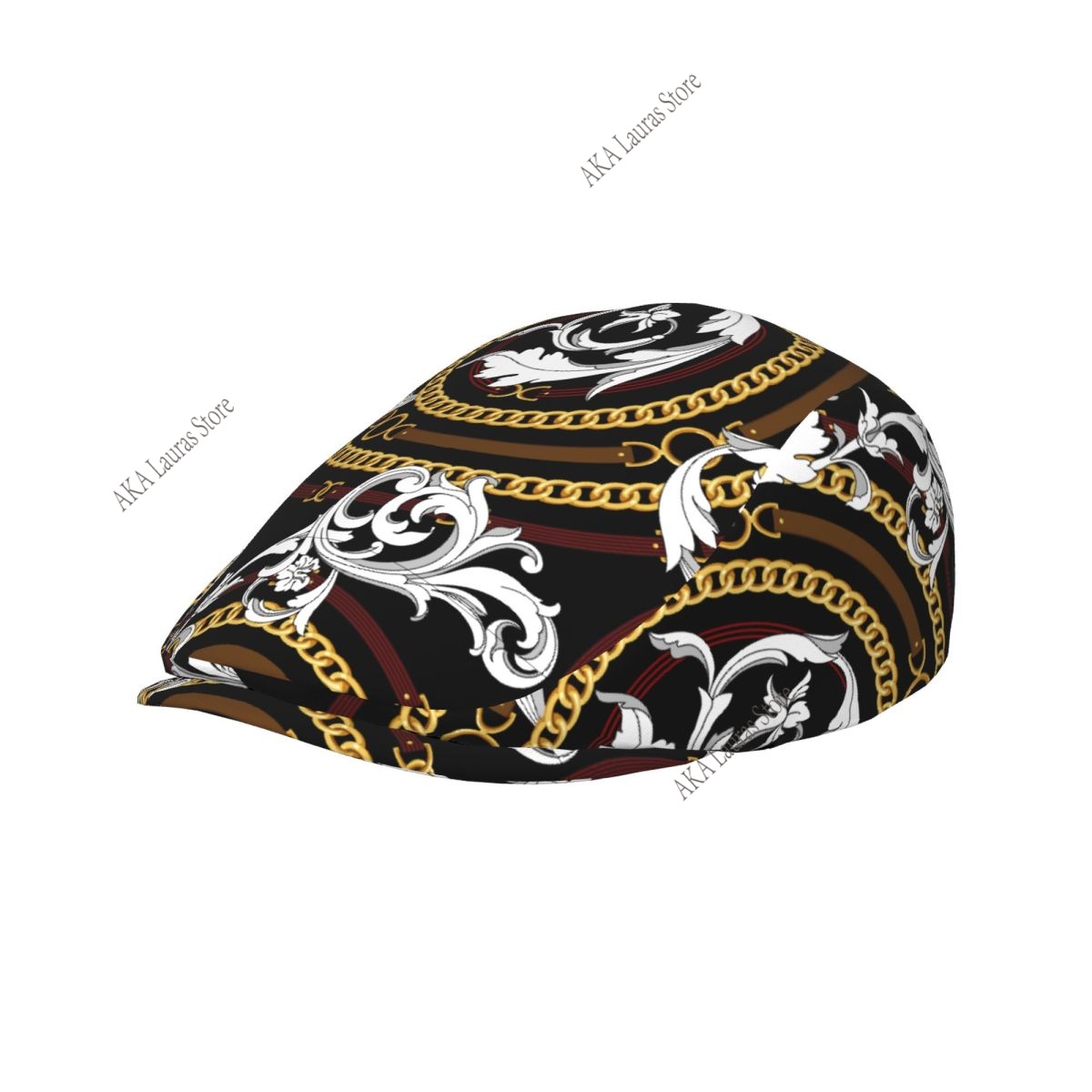 Newsboy Cap Ivy - ニュースボーイキャップ ゴールド バロック ヴィンテージ カジュアルキャップ ベレー帽