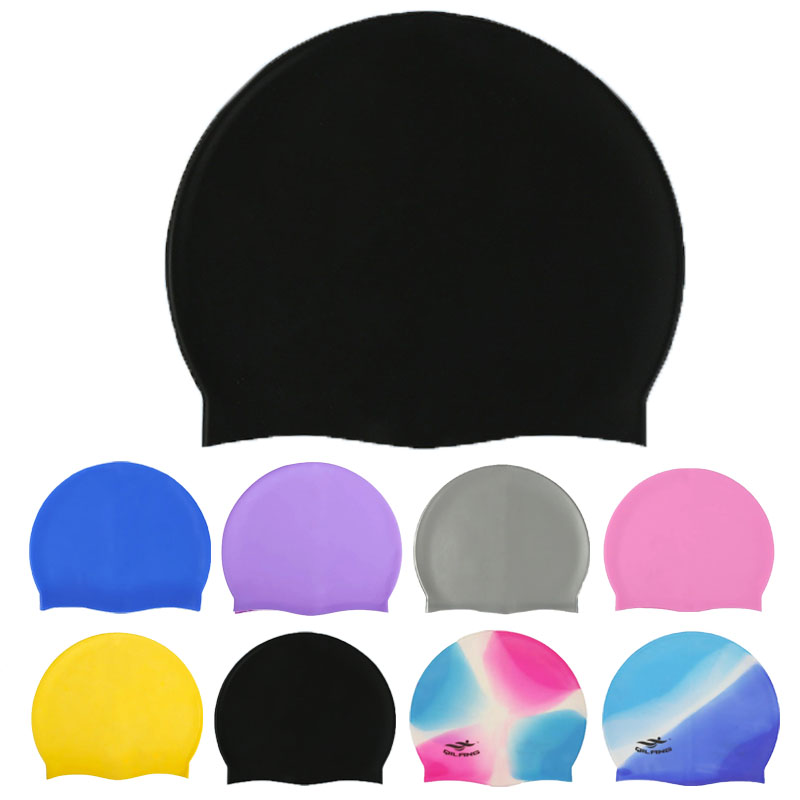 Swim Hat Silicone - 男性と女性のためのシリコン製のスイムキャップ,柔軟で弾力性のある,保護ギア,スイミングプール,大人,子供,女の子