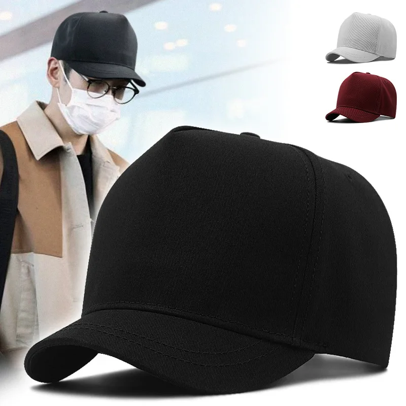 Golf Cap Dad - Oohmy-大きな頭用の野球帽、特大、調節可能なお父さんの帽子、短い請求書、薄型ゴルフ帽子、60〜65cm、58〜60cm、特大