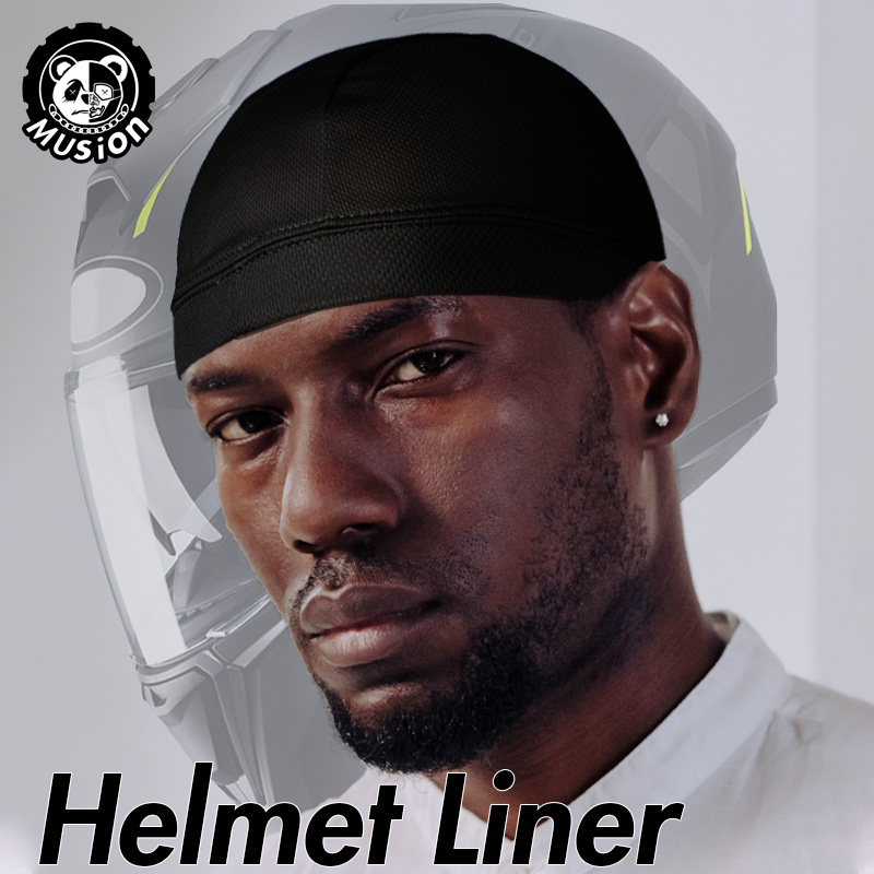 Skull Cap Helmet Liner - 吸湿発散性のある男性用ビーニーキャップ,汗を吸収するスカルキャップ,ヘルメットの下,サイクリングキャップ,10k通気孔