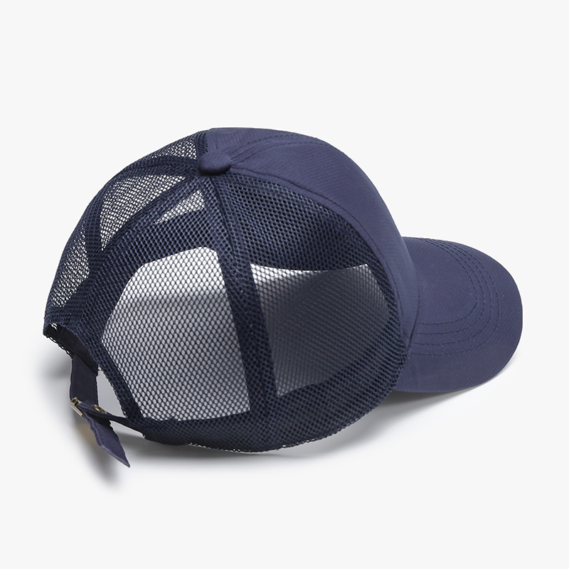 夏用ユニセックスキャップ カジュアル無地メッシュ野球帽 調節 - Trucker Cap Mesh のレビューと価格