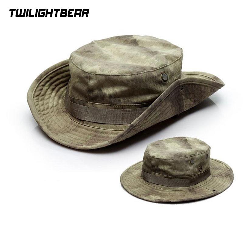 最高品質の厚みの迷彩ブーニー帽子屋外迷彩戦術的な帽子漁師の帽 - Boonie Hat Tactical のレビューと価格