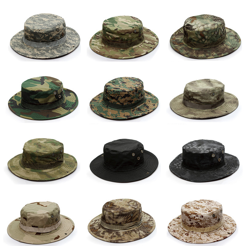 最高品質の厚みの迷彩ブーニー帽子屋外迷彩戦術的な帽子漁師の帽 - Boonie Hat Tactical のレビューと価格