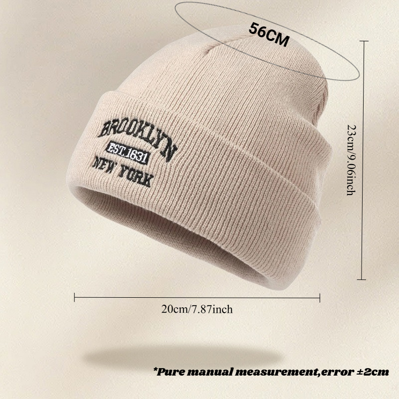1個の冬用暖かい二重層ニットビーニーハット、屋外防風ユニセッ - Skull Cap Helmet Liner のレビューと価格