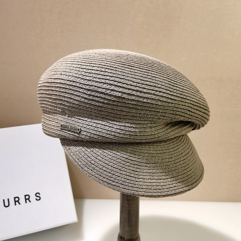 女性のための新しい夏の帽子,男の子のための,女性のための,フ - Newsboy Cap Ivy のレビューと価格