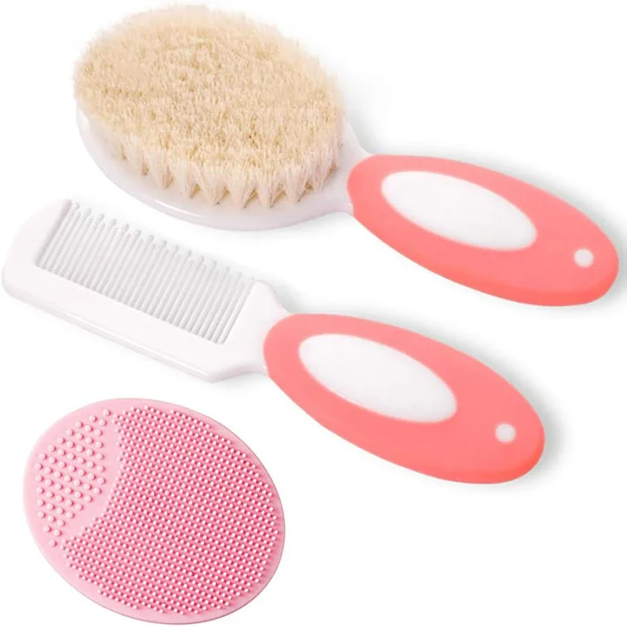 新生児と幼児のためのヘアブラシのセット,柔らかい毛とシリコー - Swim Hat Silicone のレビューと価格