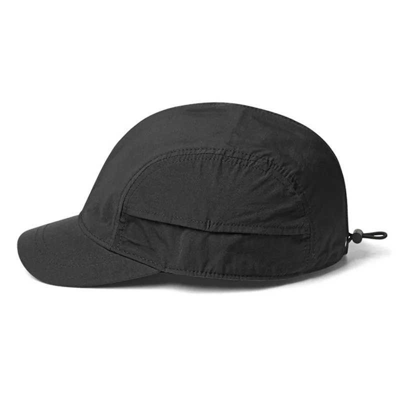 つばの短い無地の野球帽 軽量 速乾性 ポリエステル製 調節可 - Baseball Cap Structured のレビューと価格