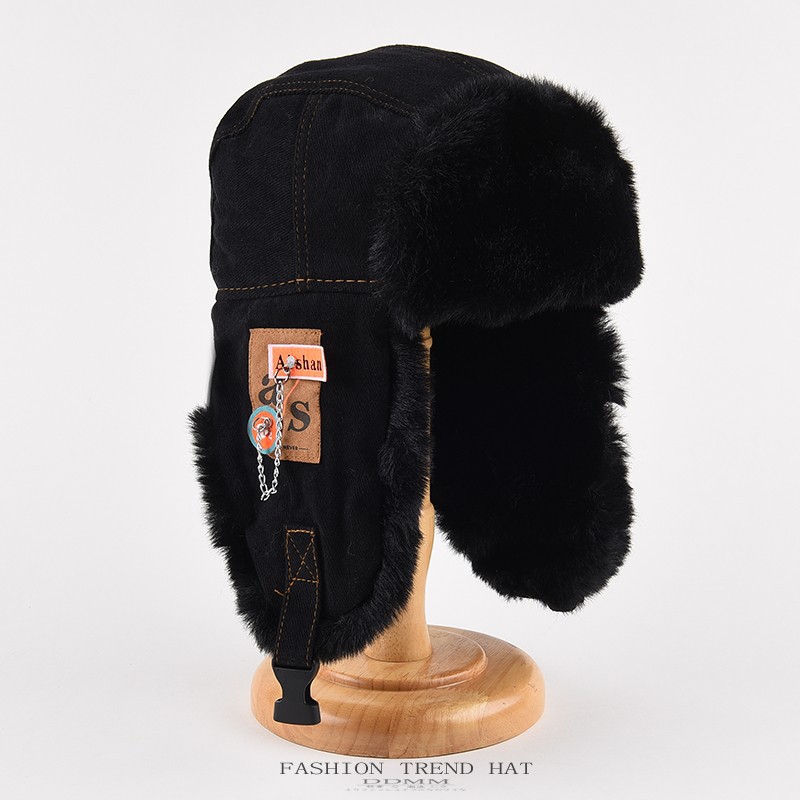 男女兼用 冬用 厚手トラッパーハット 防風 暖かい イヤーフ - Trapper Hat Ear Flap のレビューと価格