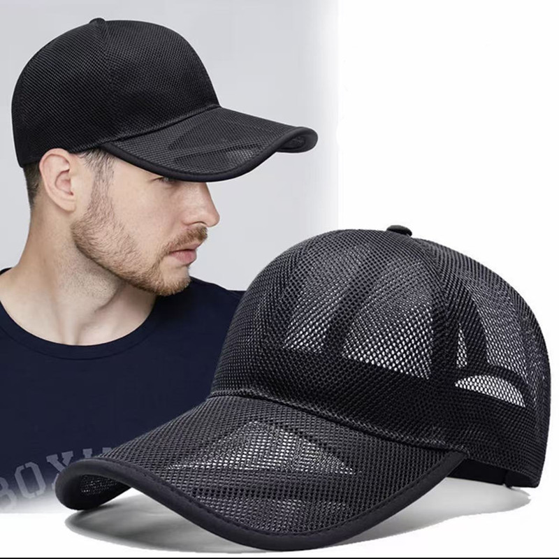夏用中空つば通気性フルメッシュ野球帽、ユニセックス、アウトド - Baseball Cap Structured のレビューと価格