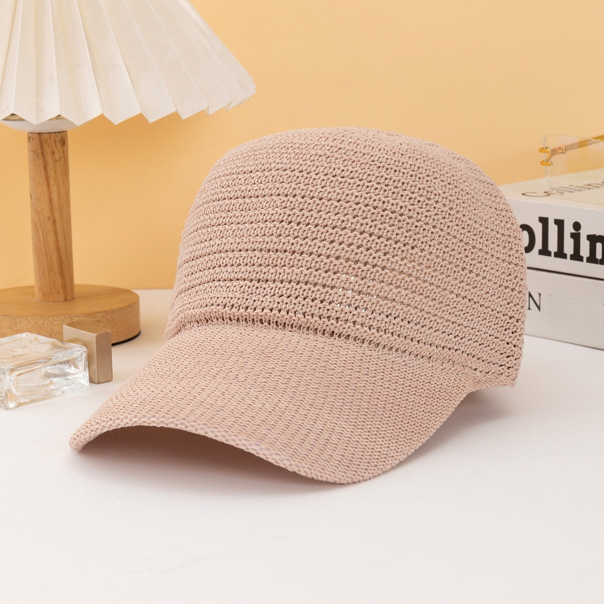 新モデル調節可能な韓国スタイルニット中空野球帽アウトドアユニ - Baseball Cap Structured のレビューと価格