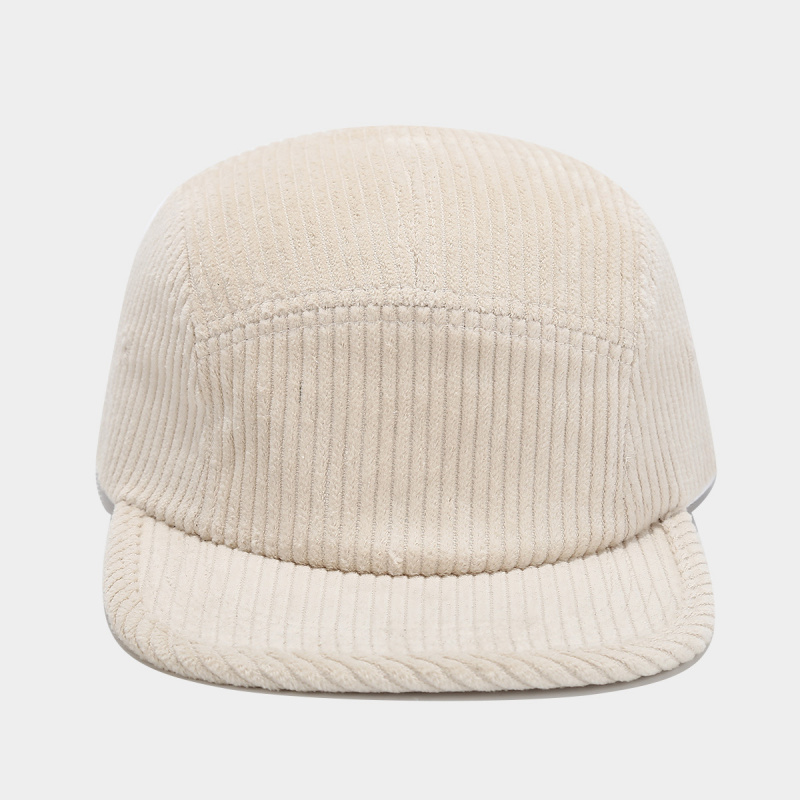 コーデュロイ5パネルキャンプキャップ、調節可能なユニセックス - Corduroy Cap 5 Panel のレビューと価格