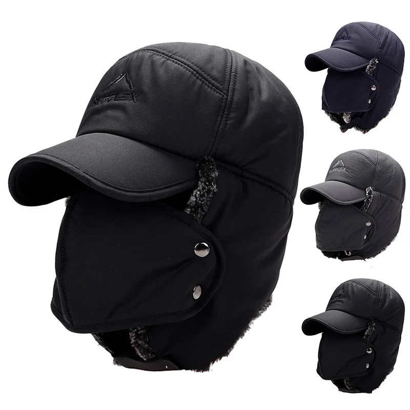冬用ファー暖かい防風帽子 男女兼用 雷鋒帽 ボンバーフェイク - Trapper Hat Ear Flap のレビューと価格