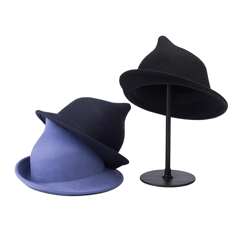 ファッショナブルな魔女 100% ウール尖った魔女帽子ロール - Fedora Hat Wool のレビューと価格