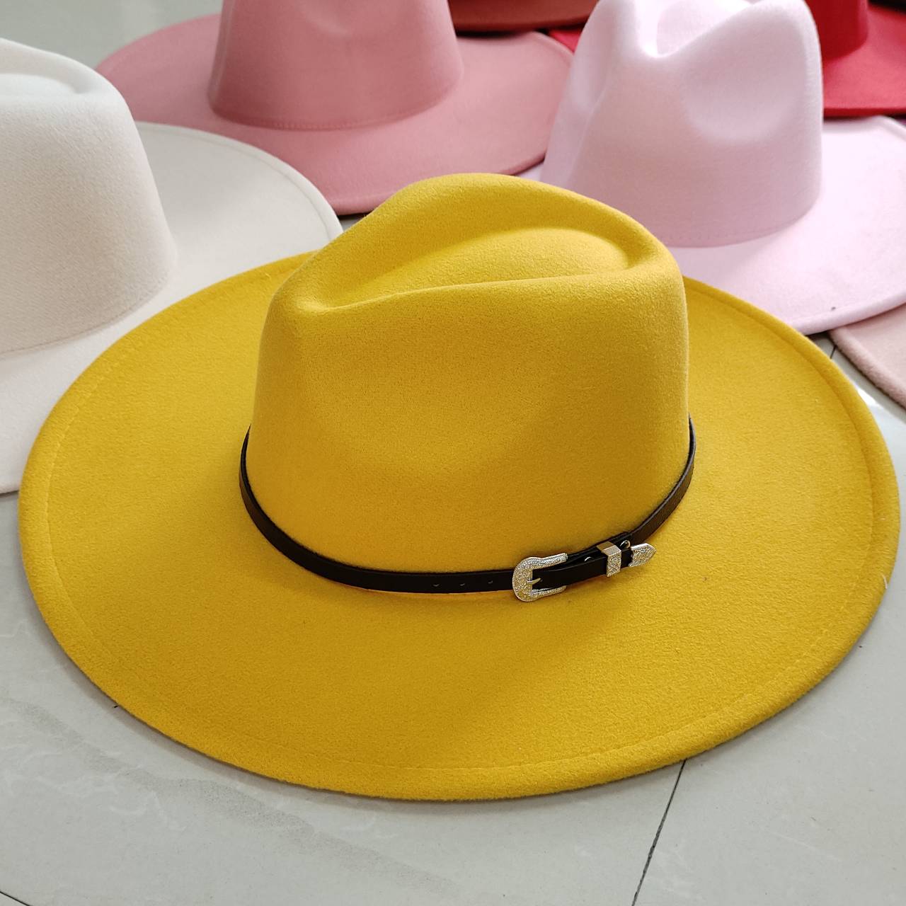 クラシックフェルトフェドーラ帽子男性女性英国ヴィンテージスタ - Fedora Hat Wool のレビューと価格