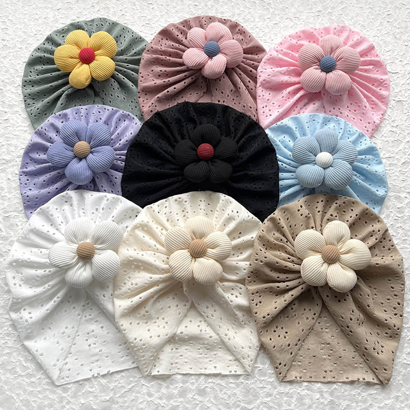 赤ちゃん用の通気性のある透かし彫りのインドの帽子,単色の綿の - Dad Hat Cotton のレビューと価格