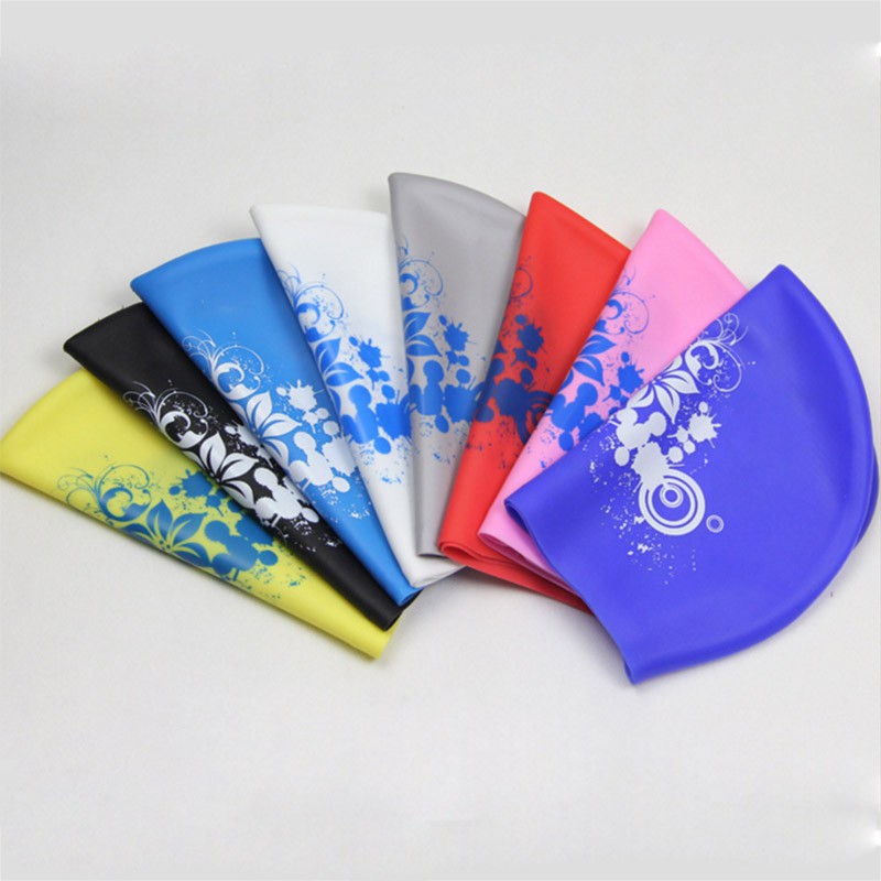 シリコーン水泳キャップロングヘア用女性の防水水泳キャップレデ - Swim Hat Silicone のレビューと価格