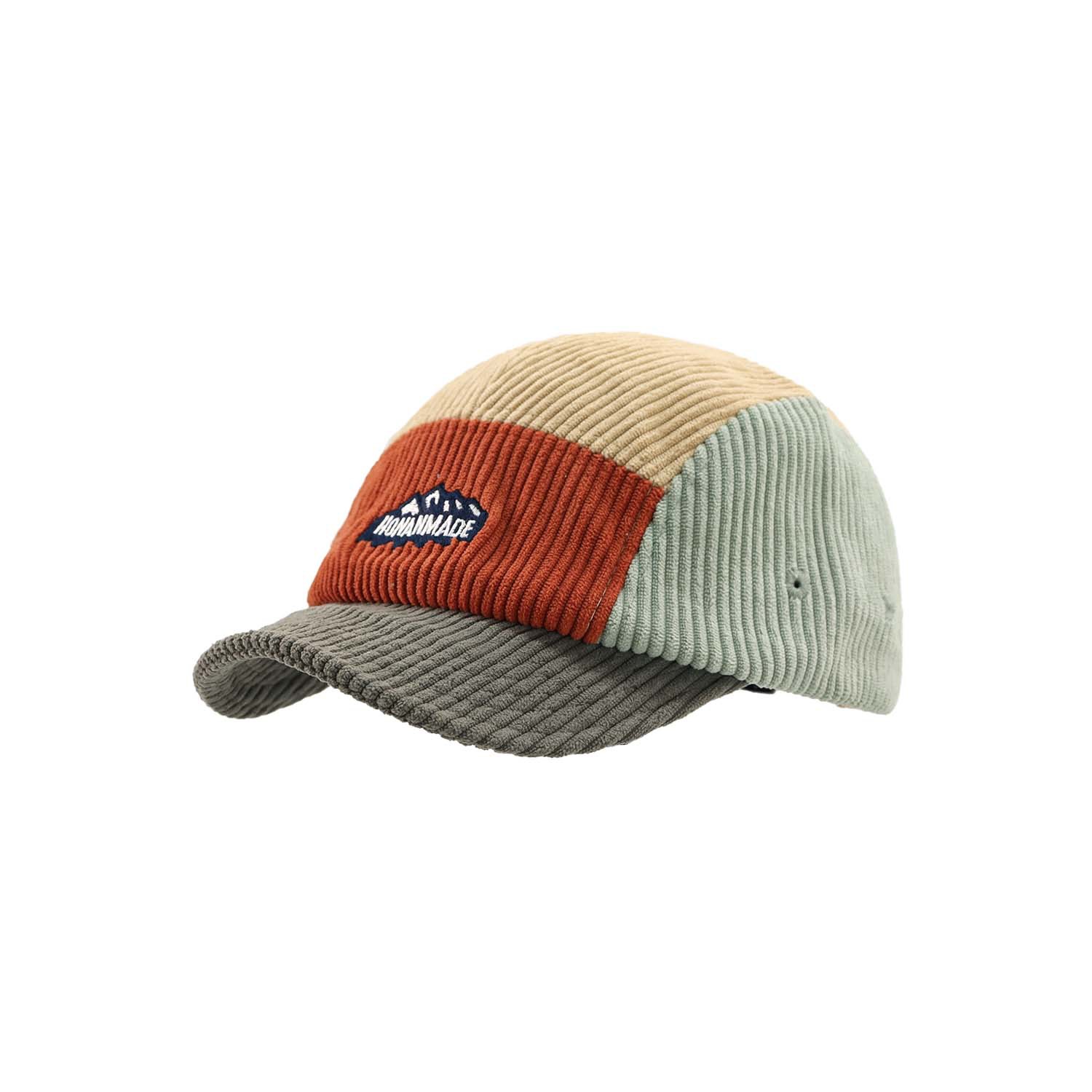 レディース ソフト テクスチャー コーデュロイ カラーブロッ - Corduroy Cap 5 Panel のレビューと価格