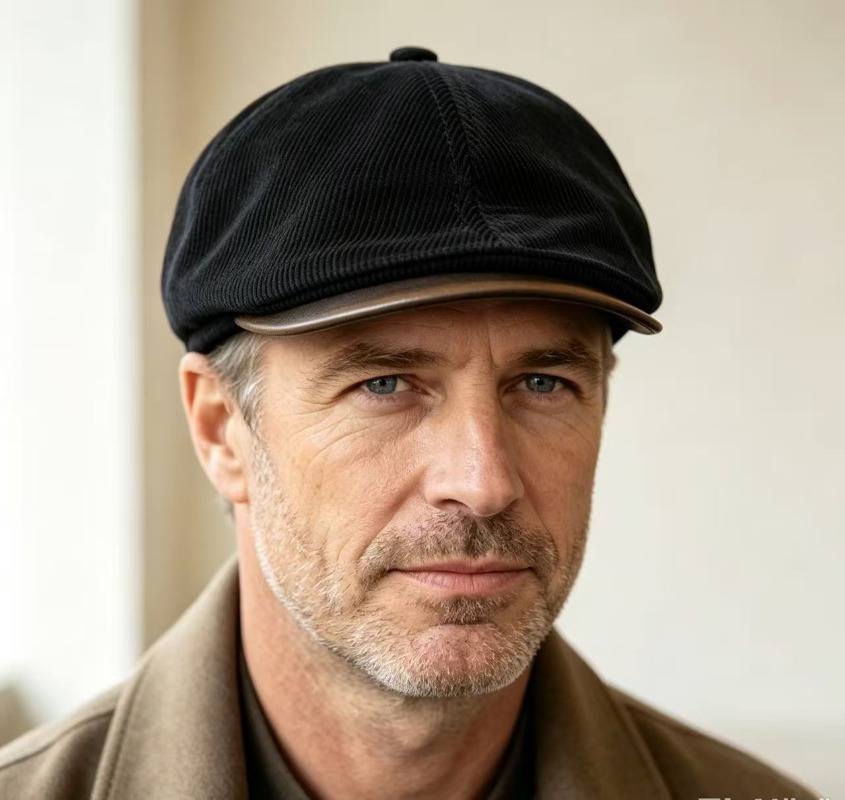メンズヴィンテージコーデュロイニュースボーイキャップ クラシ - Newsboy Cap Ivy のレビューと価格