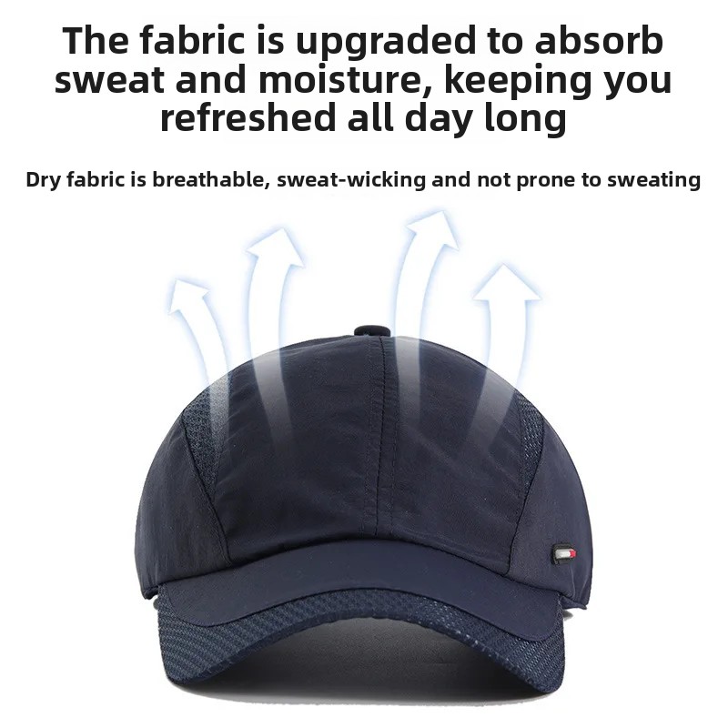 1PC 日焼け防止帽子通気性メッシュ野球帽調節可能な速乾性ス - Trucker Cap Mesh のレビューと価格