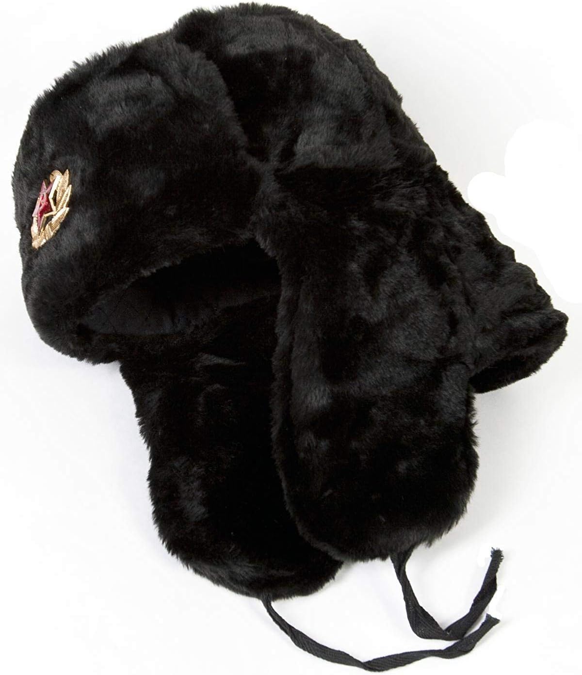 ロシア帽子ソビエト軍軍事バッジ男性女性ロシアウシャンカ帽子フ - Trapper Hat Ear Flap のレビューと価格