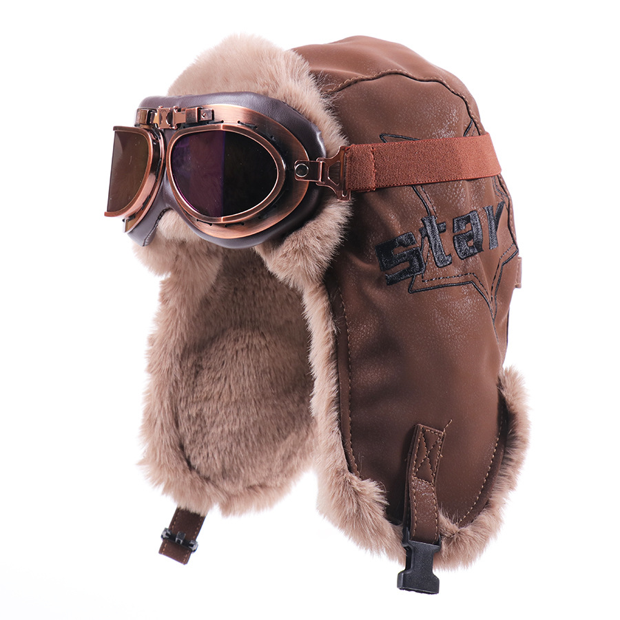 メンズ・レディース ヴィンテージ ハーレー パイロット トラ - Trapper Hat Ear Flap のレビューと価格