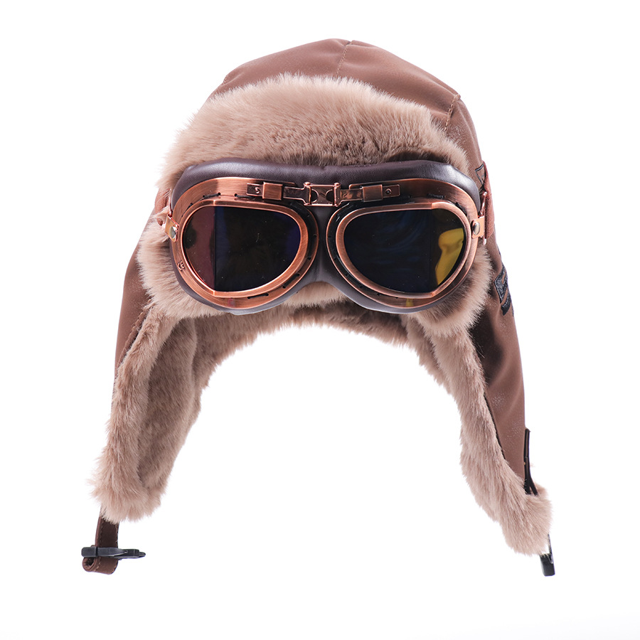 メンズ・レディース ヴィンテージ ハーレー パイロット トラ - Trapper Hat Ear Flap のレビューと価格