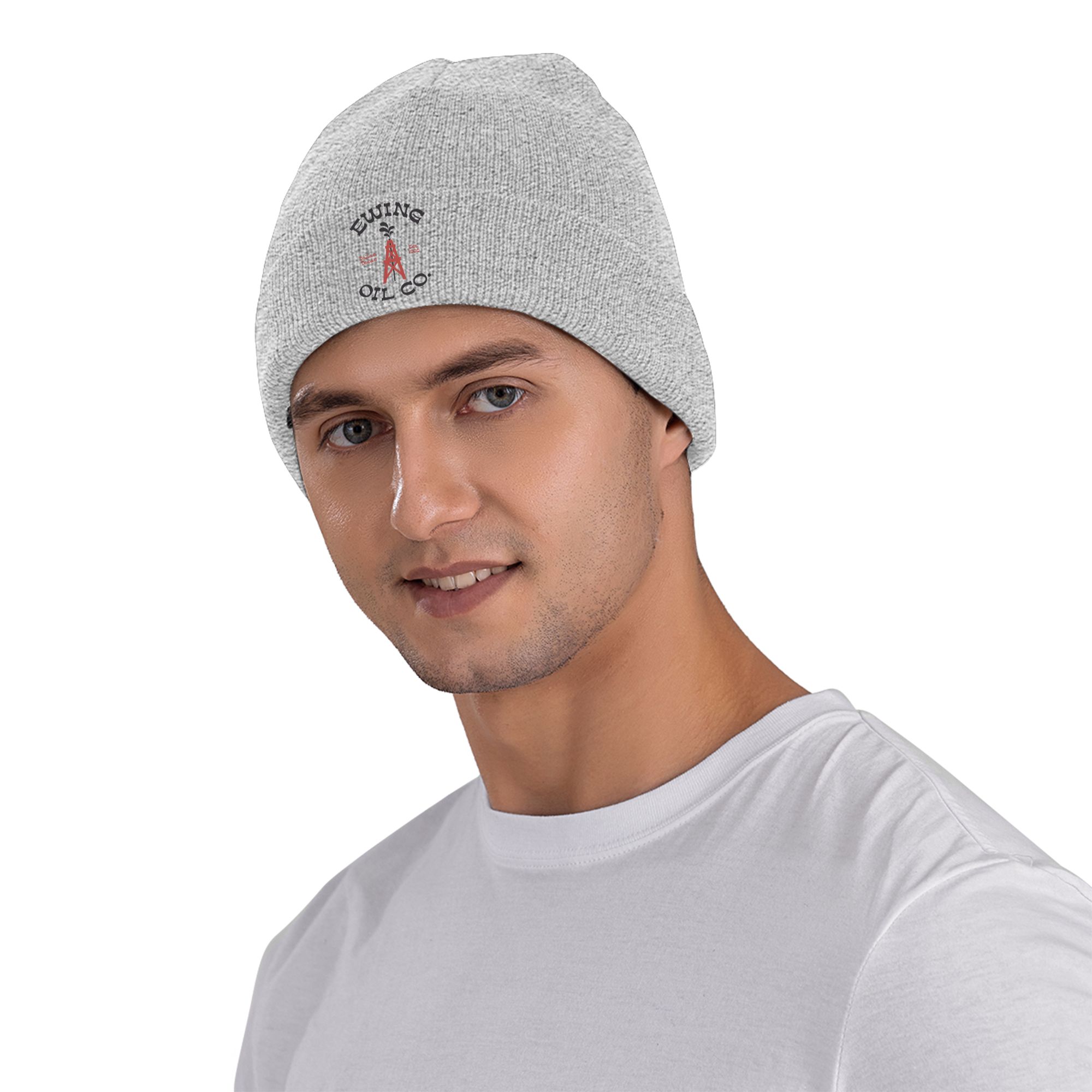 Ewing Oil Co. ダラス 70年代のテレビ番組アク - Beanie Cuffed Knit のレビューと価格