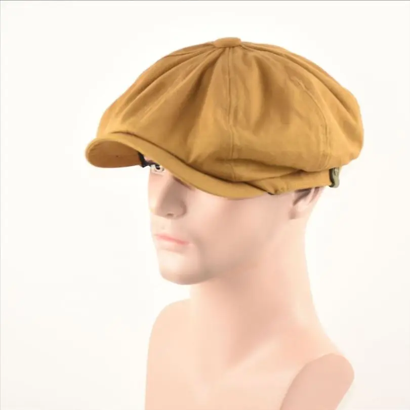 プラスサイズ メンズ ニュースボーイ フラットキャップ 10 - Newsboy Cap Ivy のレビューと価格