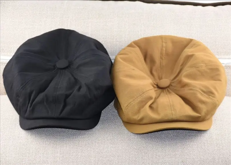 プラスサイズ メンズ ニュースボーイ フラットキャップ 10 - Newsboy Cap Ivy のレビューと価格