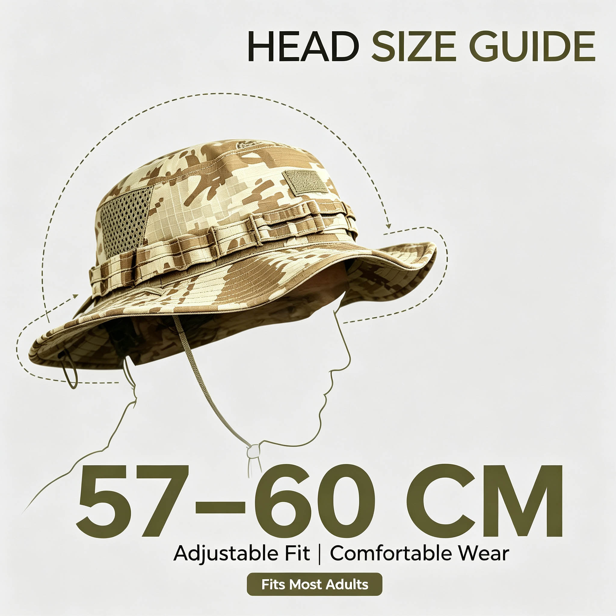 戦術的なブーニーハット メンズ 日焼け防止 広いつば付き フ - Boonie Hat Tactical のレビューと価格