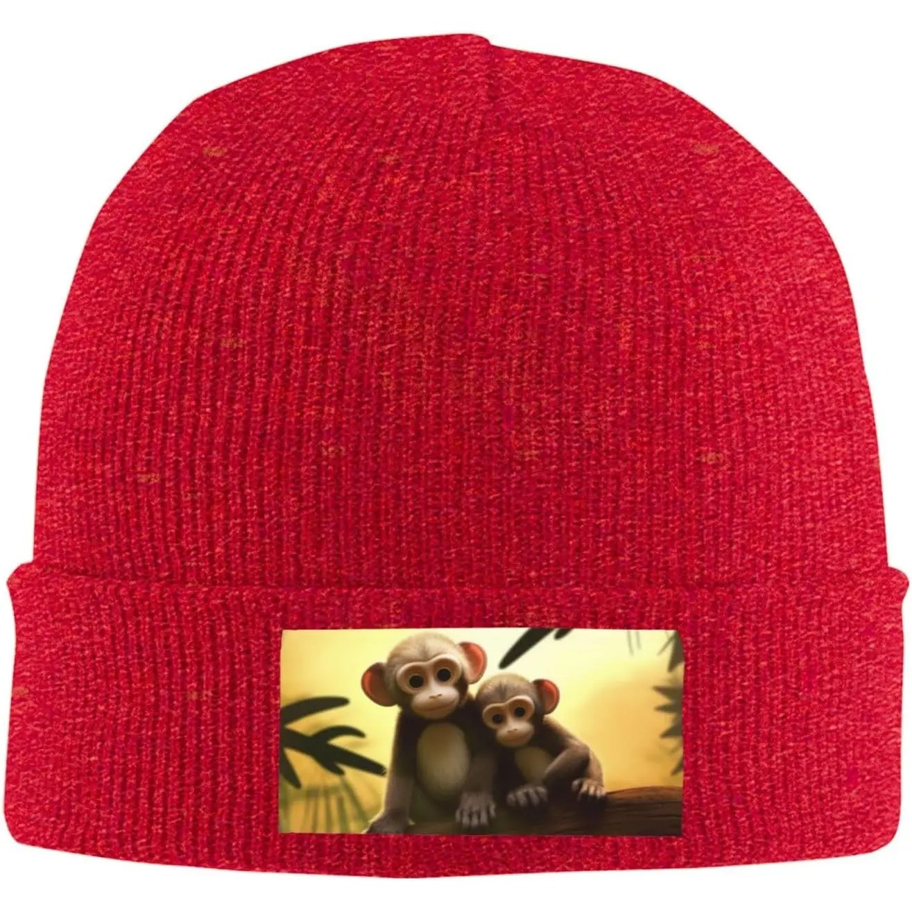 メンズ用ビーニー、女性用冬用帽子、ニット帽、キュートなカップ - Beanie Cuffed Knit のレビューと価格