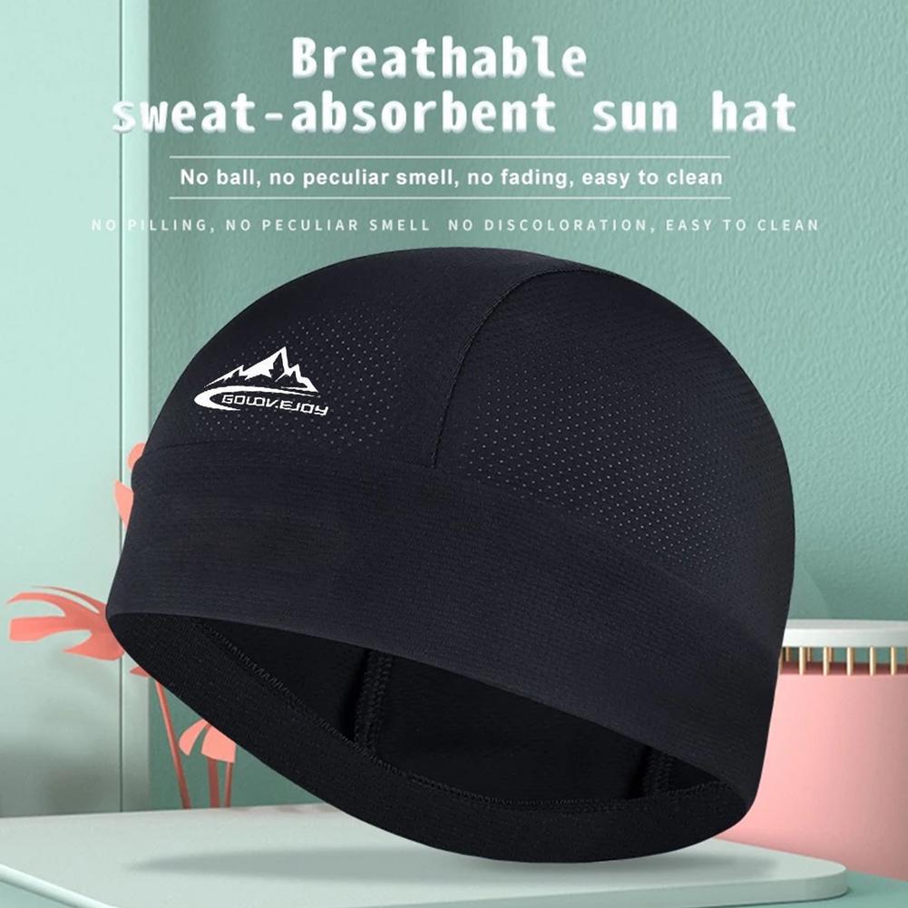 サイクリングキャップ 夏用 アイスシルク 速乾性 UVカット - Skull Cap Helmet Liner のレビューと価格