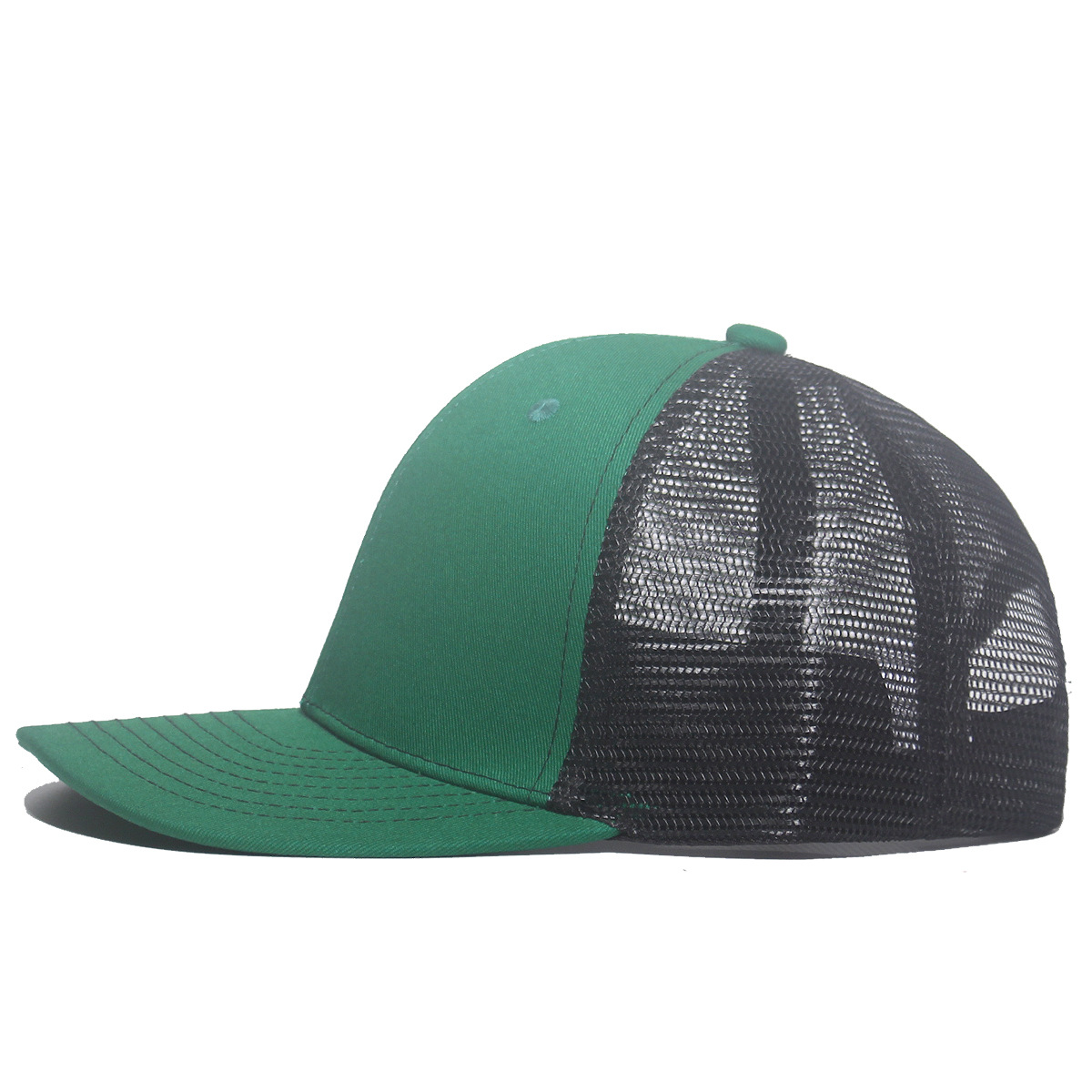 カスタムロゴスポーツスナップバックキャップ男性固体無地リチャ - Trucker Cap Mesh のレビューと価格