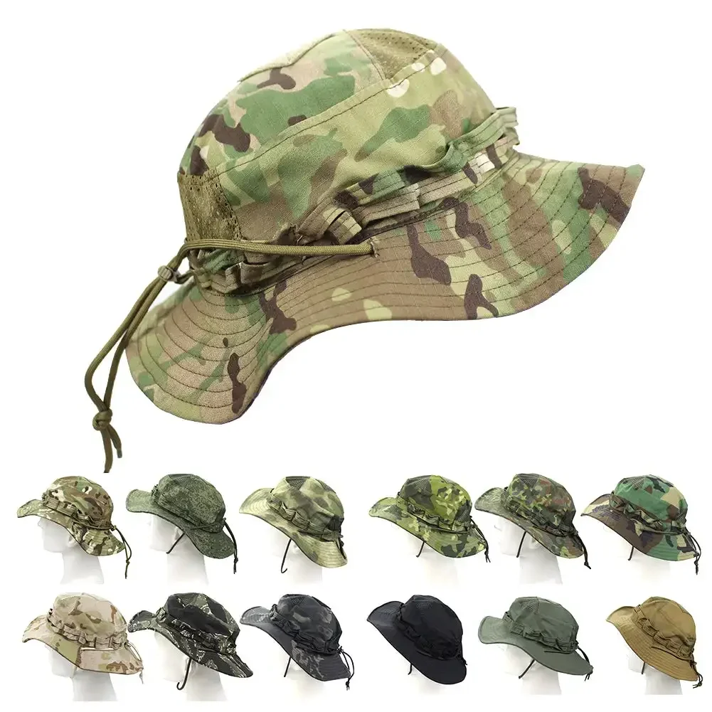 戦術的なカモフラージュコンバットキャップ,マルチカム帽子,ア - Boonie Hat Tactical のレビューと価格