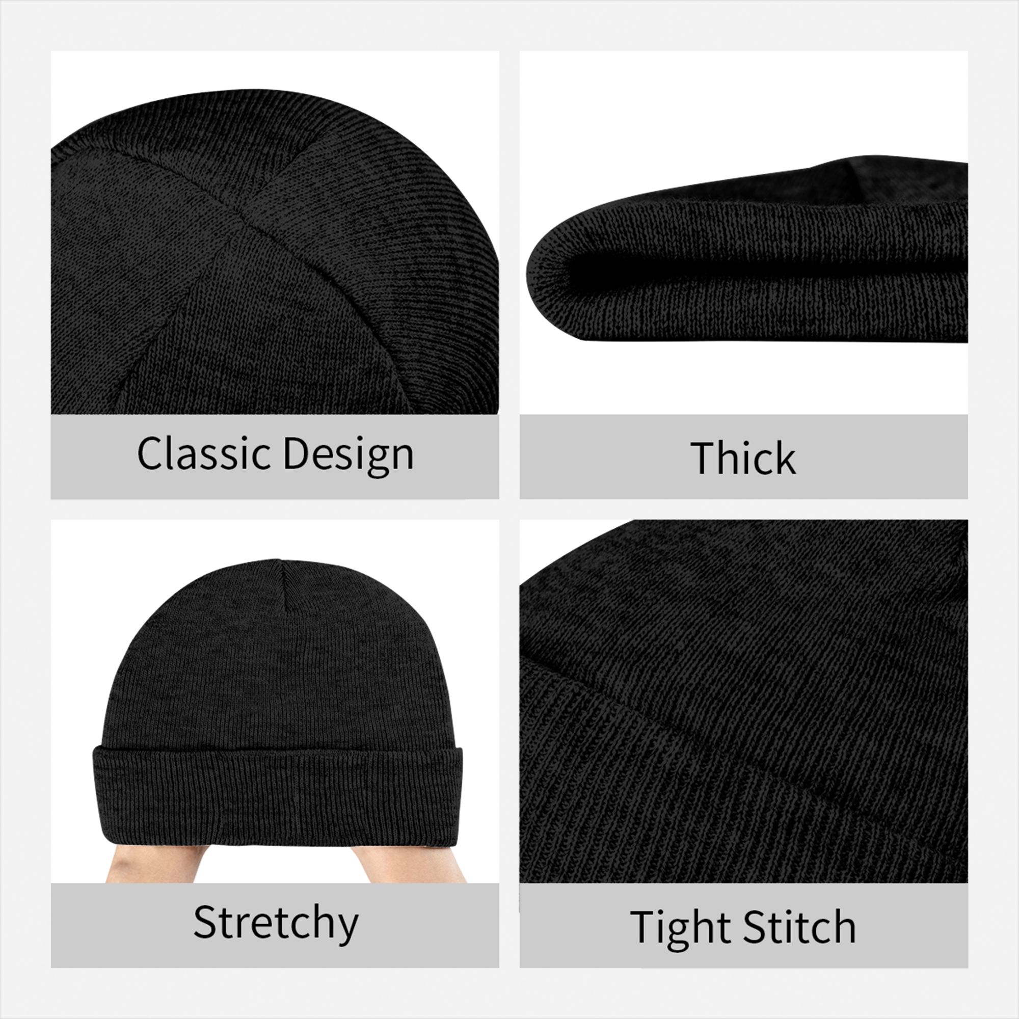 女性男性リブニットカフ付きビーニーアルバロス・ディアス・オマ - Beanie Cuffed Knit のレビューと価格