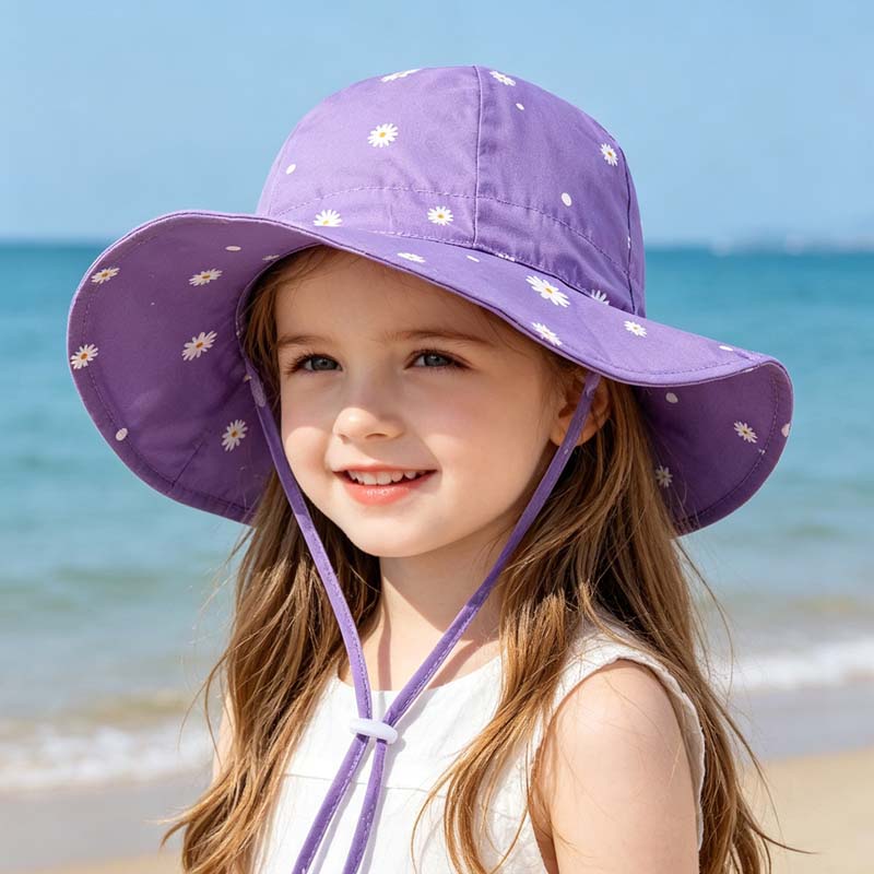 2026 キッズガール帽子夏プリント子供太陽の帽子女の子のた - Bucket Hat Cotton のレビューと価格