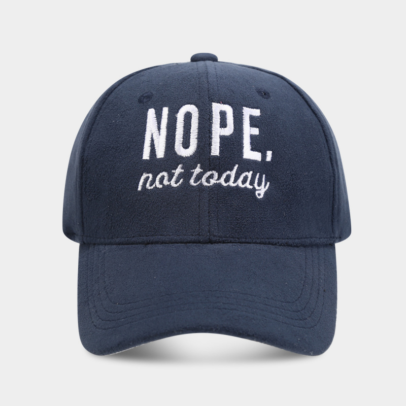 Nope Not Today 刺繍入りソフトプラッシュベース - Dad Hat Cotton のレビューと価格