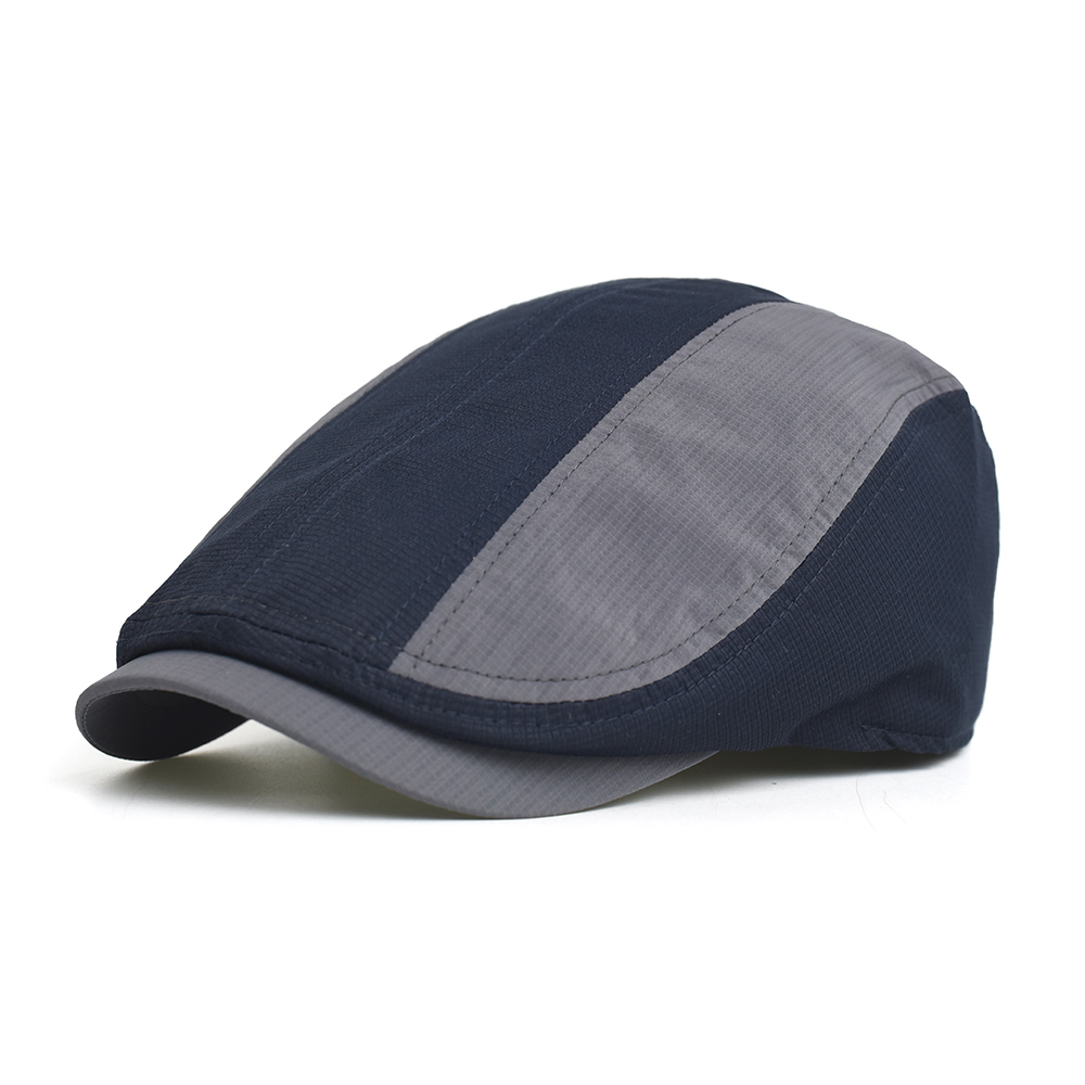 春夏通気性薄型ニュースボーイキャップ男性女性ファッションカジ - Newsboy Cap Ivy のレビューと価格