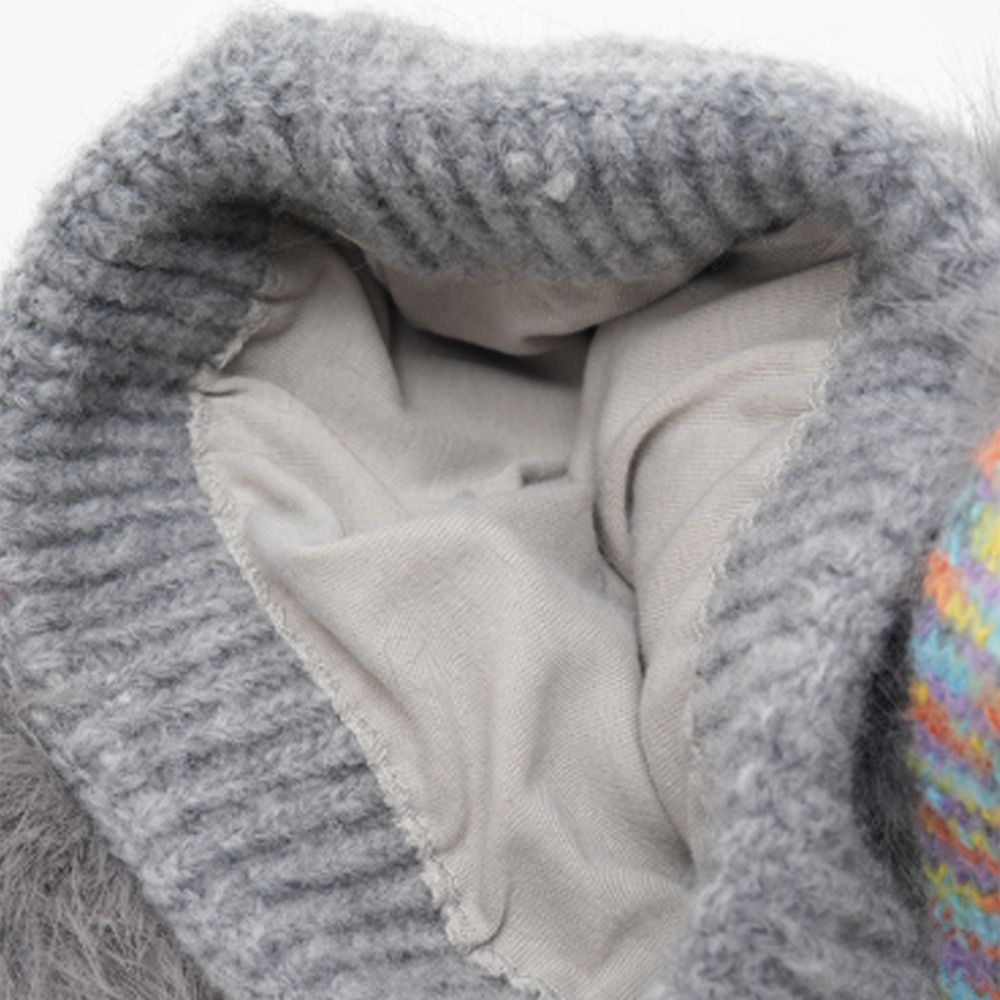 レトロニット耳当て付きビーニー、カフ付き暖かい冬用帽子、心地 - Beanie Cuffed Knit のレビューと価格