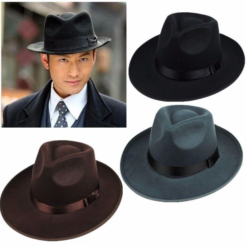 最新到着ユニセックス大人フェルトウエスタンカウボーイハットウ - Fedora Hat Wool のレビューと価格
