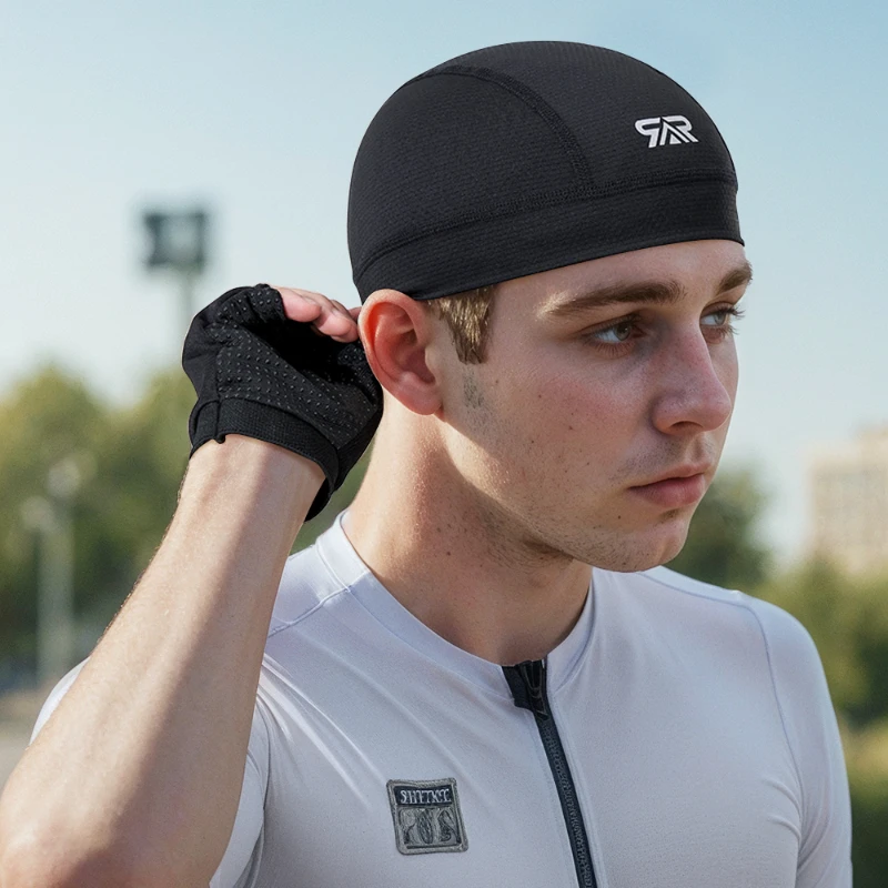 新しいメンズ冷却スカルキャップ サイクリング、ランニング、オ - Skull Cap Helmet Liner のレビューと価格