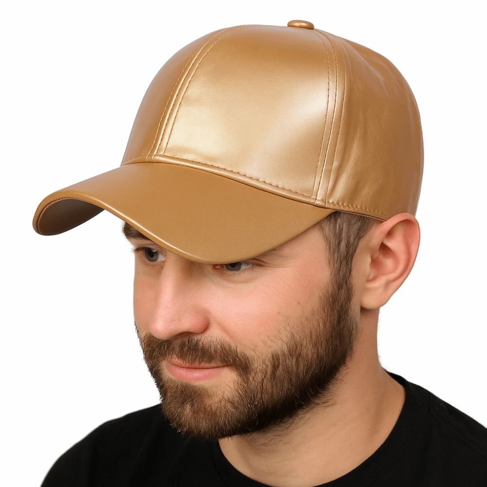 ファッション PU ソリッド野球帽お父さん帽子調節可能な暖か - Baseball Cap Structured のレビューと価格