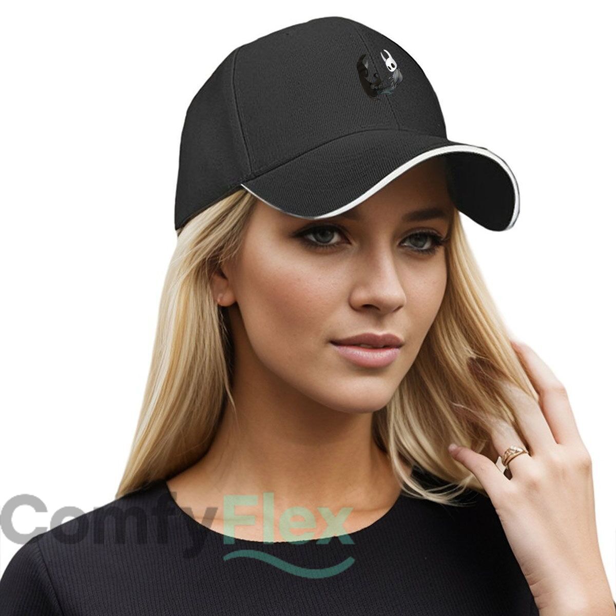ホロウナイト＆ヴォイドエンティティイラスト ヒップホップハッ - Baseball Cap Structured のレビューと価格