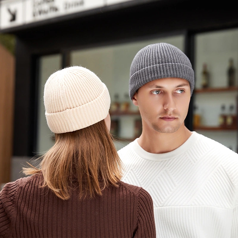 冬ニット帽子暖かい屋外スポーツ防寒ランニングビーニーキャップ - Beanie Cuffed Knit のレビューと価格